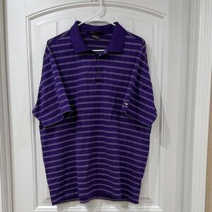 EUC Classic Purple Striped Polo Shirt
